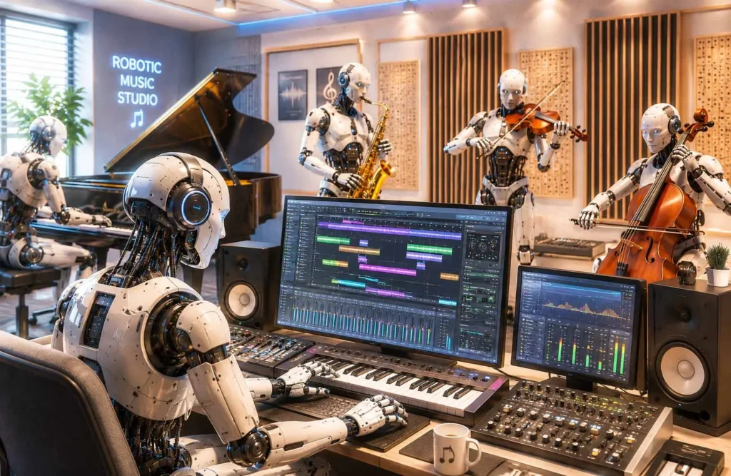 بررسی تاثیر تکنولوژی هایی همچون هوش مصنوعی بر موسیقی در دوران جدید و جایگاه هنرمندان و موزیسین های عصر جدید در این حرفه