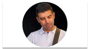 استاد حمید بنداد مدرس گیتار و صداسازی و آواز پاپ در آموزشگاه موسیقی سرودمهر میدان انقلاب