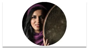 استاد مارال خلیلی مدرس دف ، هنگدرام و سازهای کوبه‌ای در آموزشگاه موسیقی سرودمهر میدان انقلاب